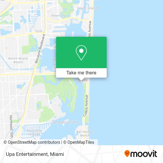 Upa Entertainment map