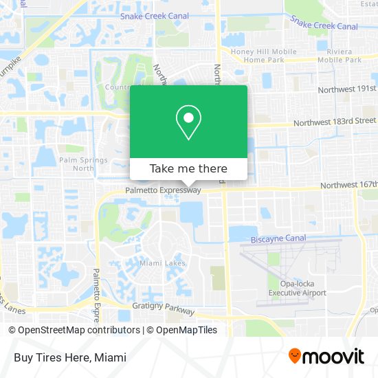 Buy Tires Here map