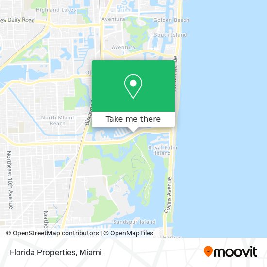 Florida Properties map