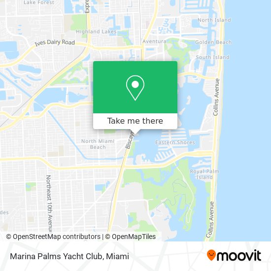 Marina Palms Yacht Club map