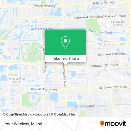 Mapa de Your Wireless