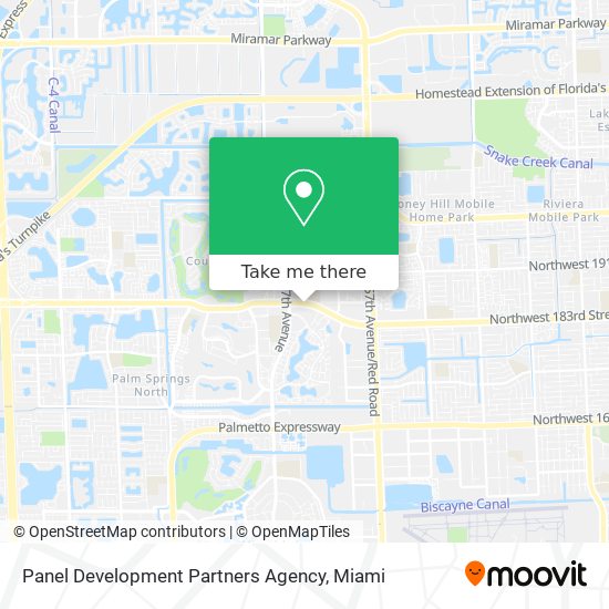 Panel Development Partners Agency map