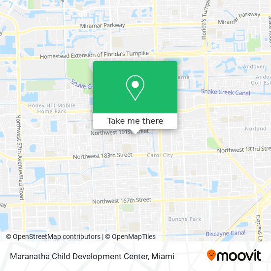 Maranatha Child Development Center map