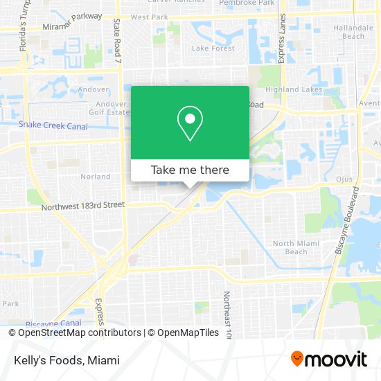 Kelly's Foods map