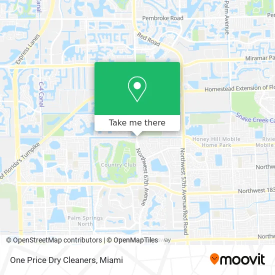 One Price Dry Cleaners map