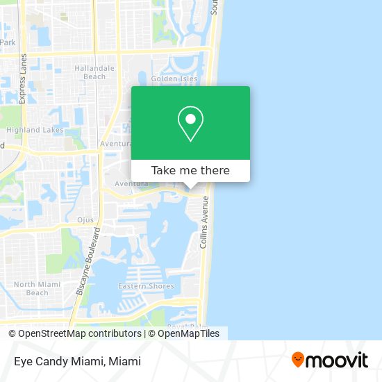 Mapa de Eye Candy Miami