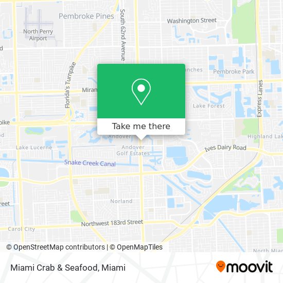 Miami Crab & Seafood map