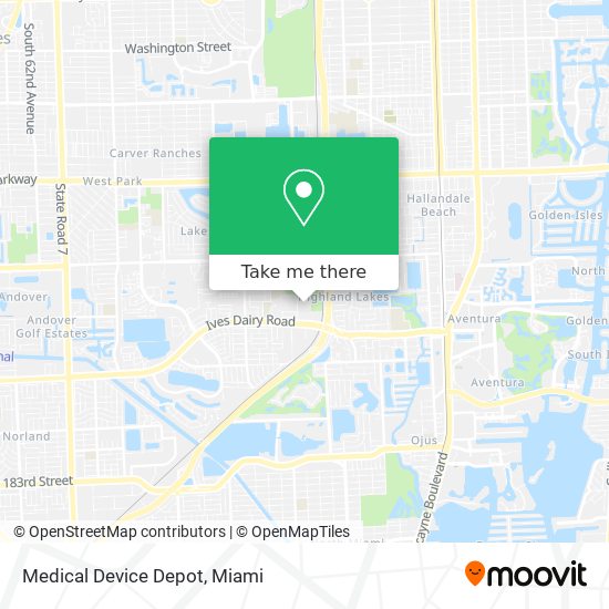 Mapa de Medical Device Depot