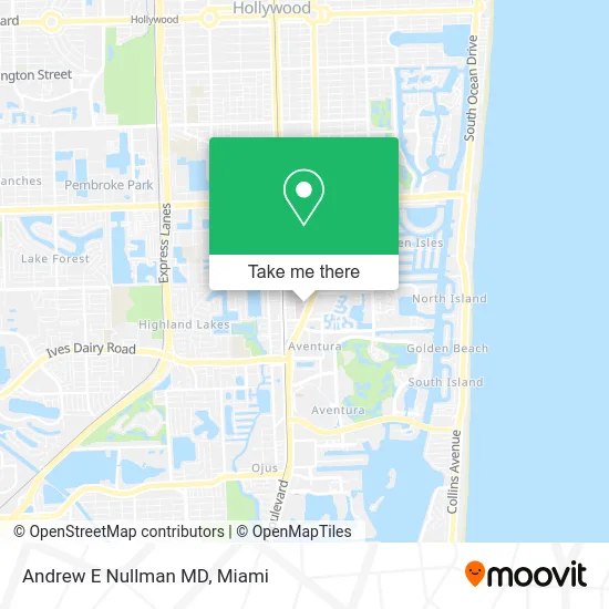 Andrew E Nullman MD map