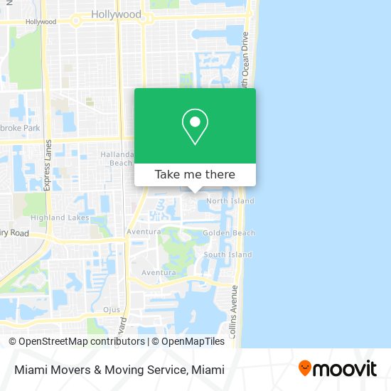 Mapa de Miami Movers & Moving Service