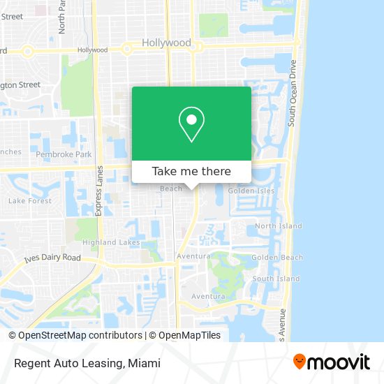 Regent Auto Leasing map