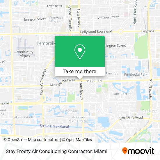 Mapa de Stay Frosty Air Conditioning Contractor