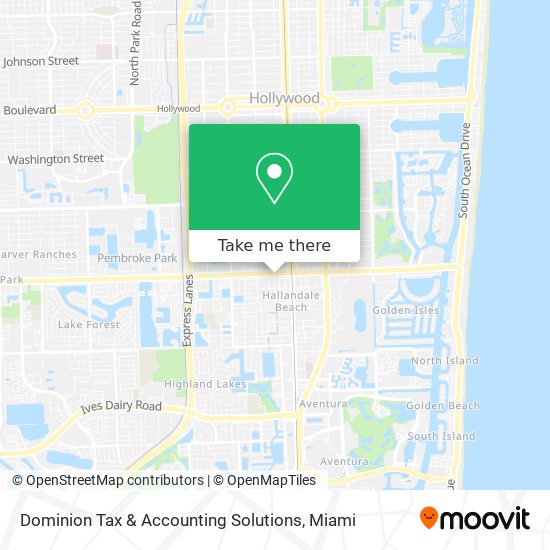 Mapa de Dominion Tax & Accounting Solutions