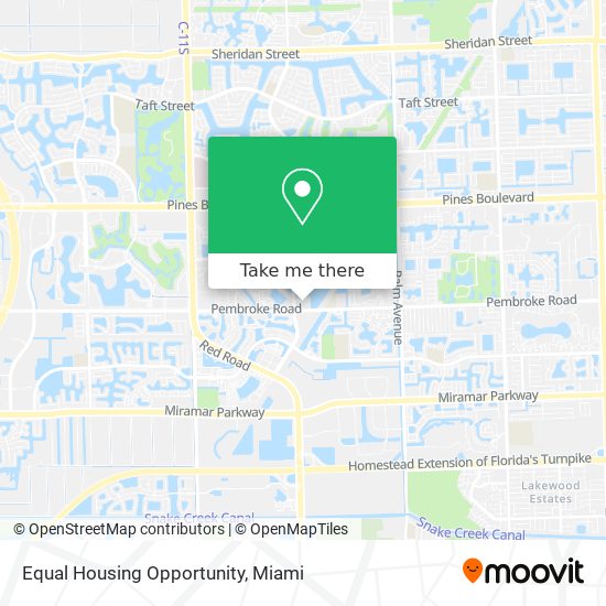 Equal Housing Opportunity map