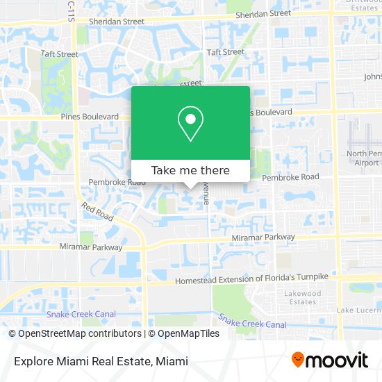 Explore Miami Real Estate map