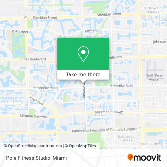 Pole Fitness Studio map