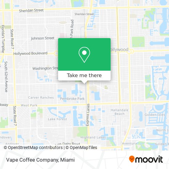 Vape Coffee Company map