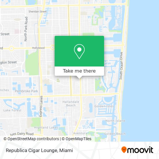 Republica Cigar Lounge map