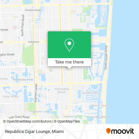 Republica Cigar Lounge map
