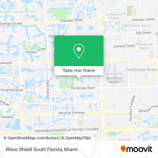 Rhino Shield South Florida map