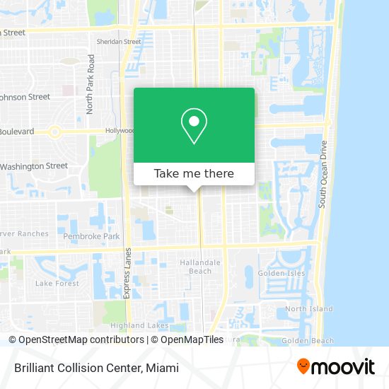 Brilliant Collision Center map