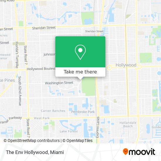 The Env Hollywood map