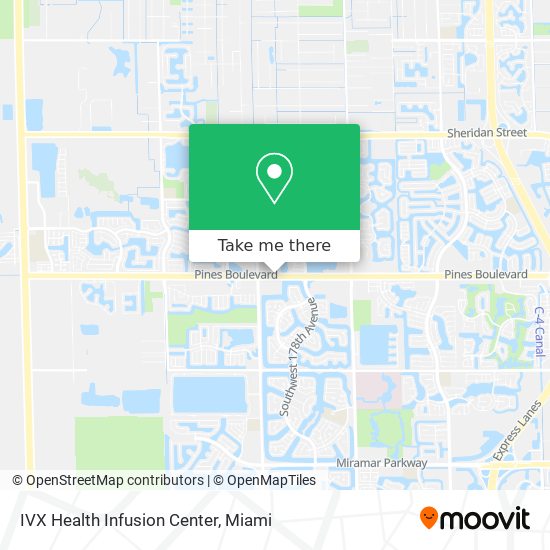 IVX Health Infusion Center map