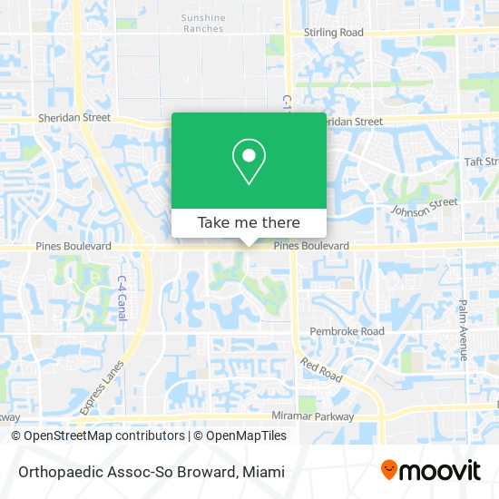 Mapa de Orthopaedic Assoc-So Broward