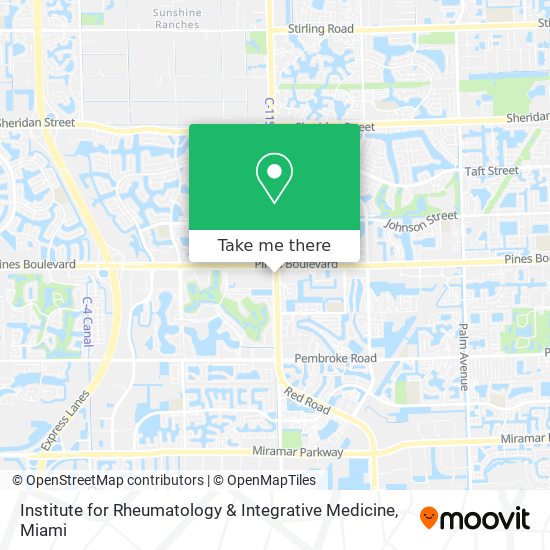 Institute for Rheumatology & Integrative Medicine map