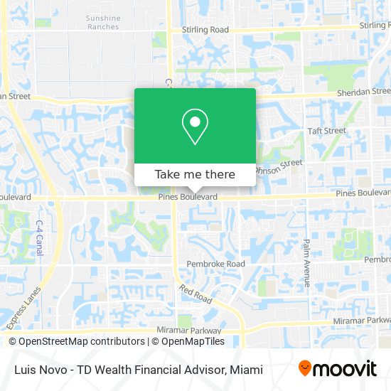 Luis Novo - TD Wealth Financial Advisor map