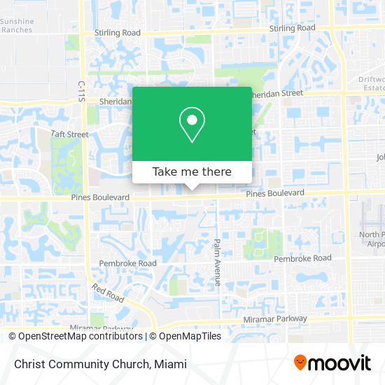 Christ Community Church map