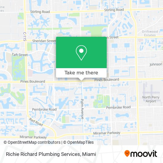 Richie Richard Plumbing Services map