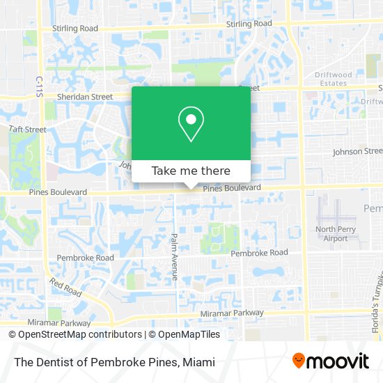 The Dentist of Pembroke Pines map