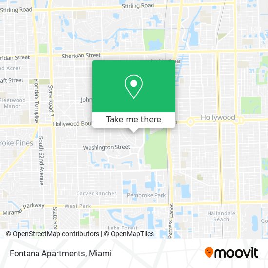 Fontana Apartments map