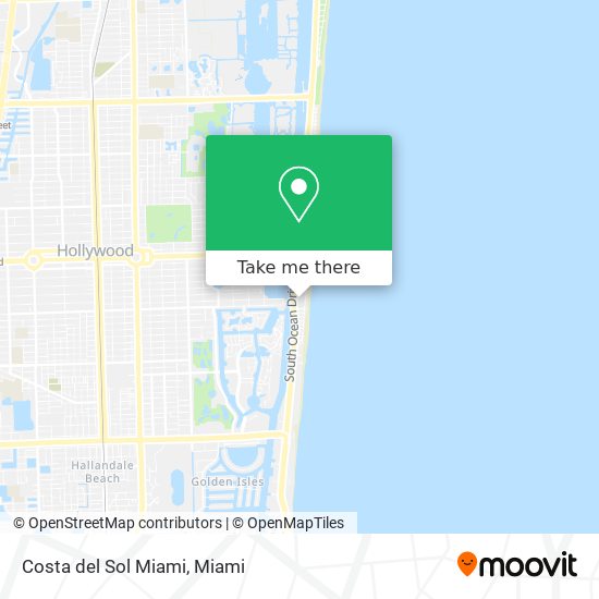 Mapa de Costa del Sol Miami