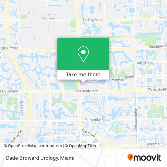 Dade-Broward Urology map