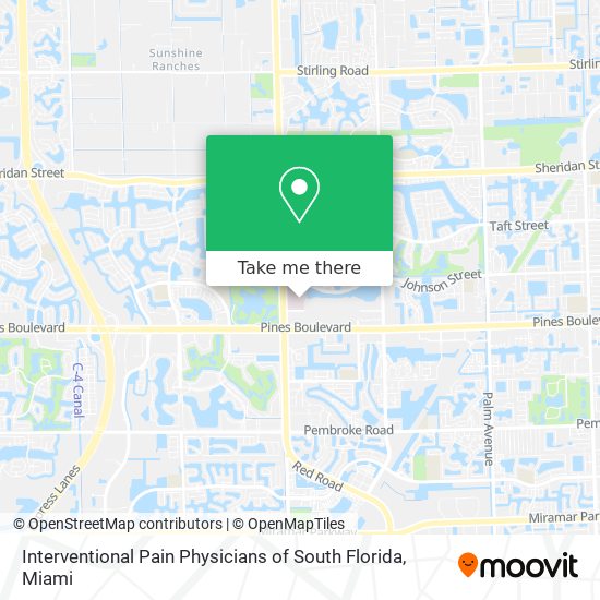 Mapa de Interventional Pain Physicians of South Florida