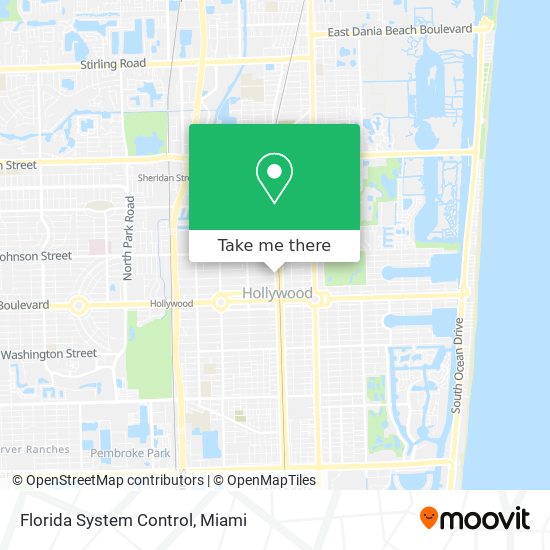 Florida System Control map