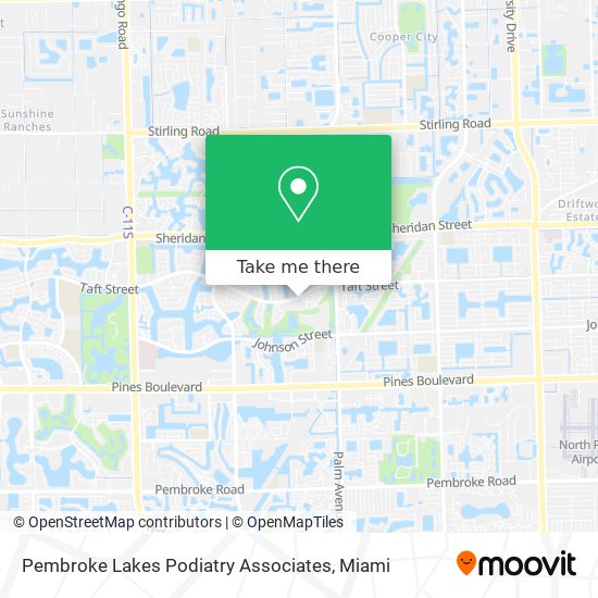 Mapa de Pembroke Lakes Podiatry Associates