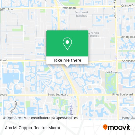 Ana M. Coppin, Realtor map