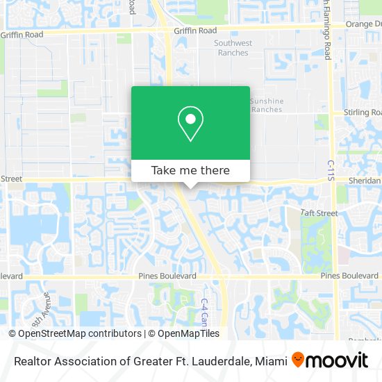Realtor Association of Greater Ft. Lauderdale map