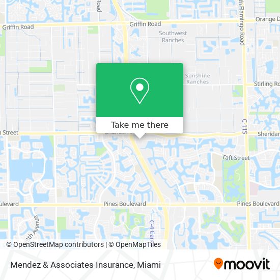 Mapa de Mendez & Associates Insurance