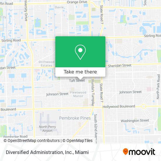 Diversified Administration, Inc. map