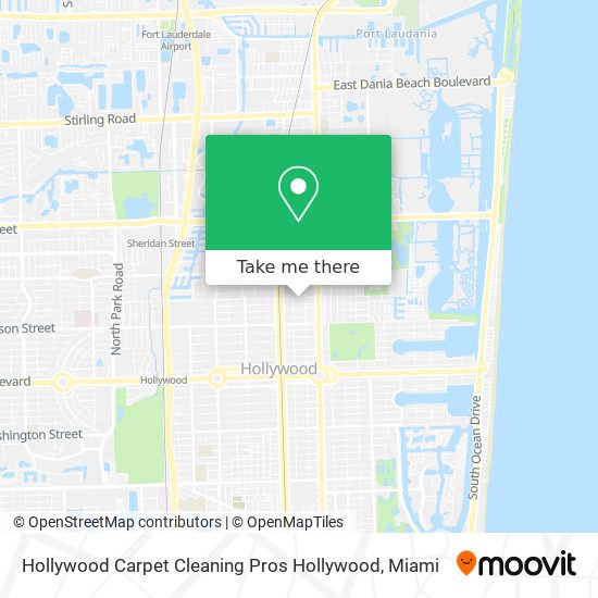 Mapa de Hollywood Carpet Cleaning Pros Hollywood