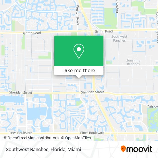 Southwest Ranches, Florida map