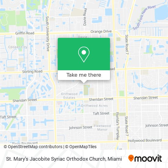 St. Mary's Jacobite Syriac Orthodox Church map