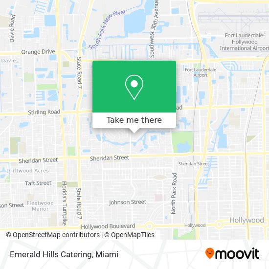 Emerald Hills Catering map