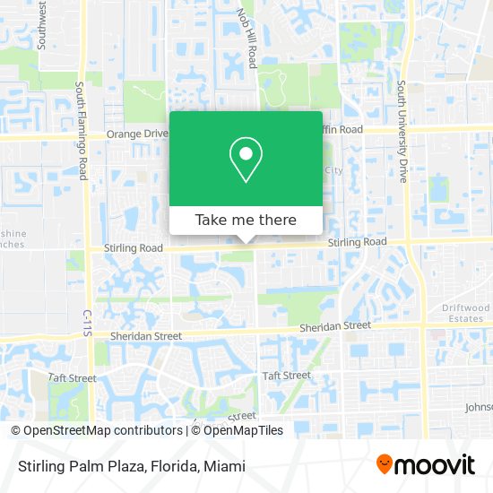 Stirling Palm Plaza, Florida map