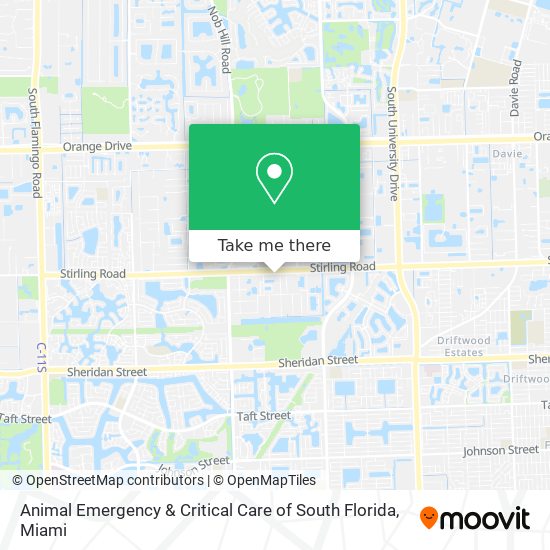 Mapa de Animal Emergency & Critical Care of South Florida