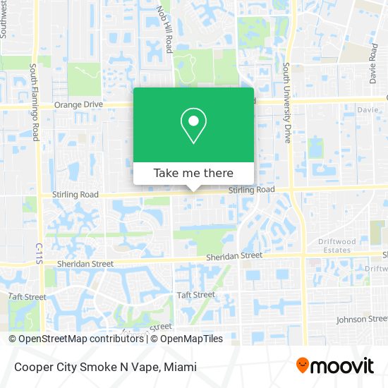 Mapa de Cooper City Smoke N Vape